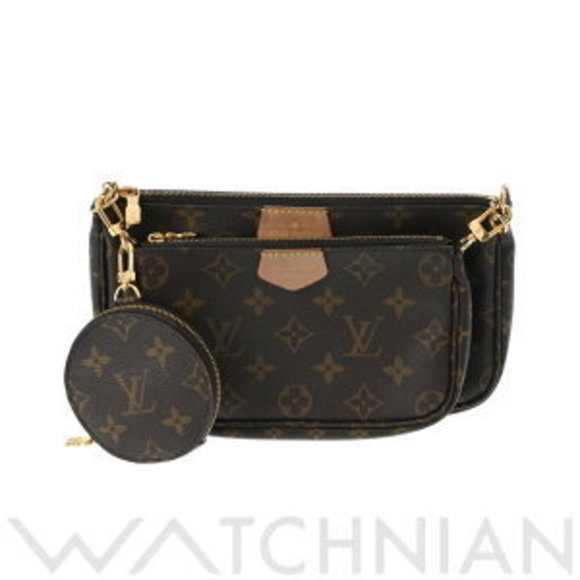 Louis Vuitton Multi Pochette Accessoires Khaki Green Shoulder Bag - Picture 1 of 9